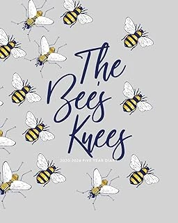 2020-2024 Five Year Diary; The Bee'S Knees: Uk Month To View Diary (Agendas, Monthly Calendar Planners, And Personal Organisers) ürün görseli 1