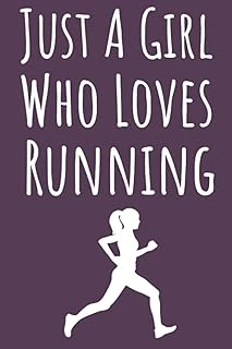 Just A Girl Who Loves Running: Cross Country Running Gifts For Girls, Lined Journal To Write In ürün görseli 1