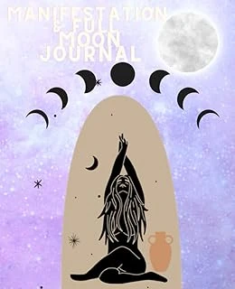 Independently Published Manifestation Journal With Board Annual Manifestation Journal Monthly Manifestation Workbook: Monthly Manifestation And Full Moon Journal ürün görseli 1