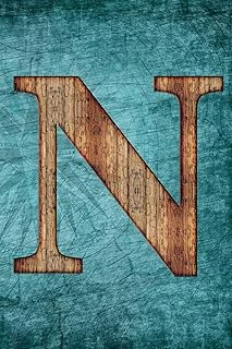 Monogrammed Notebook - N: Initial N College Ruled Journal - Steampunk Tall Ship (6"X9" Notebook Lined A5 150 Pages) (Monogrammed Notebooks & Journals, Band 40): Volume 40 ürün görseli 1