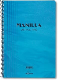 Lé Color 41100/2 Manila Notebook Yumuşak Kapak, 1.Hamur Kağıt Spiralli, ürün görseli 1