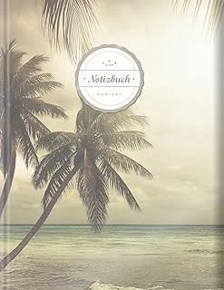 Kariertes Notizbuch (©Star, A4, 156 Seiten, Softcover) || Mit Register + Doppelrand || Es Notizbuch, Fester Einband, Kariert Nr. 26, Matheheft, Skizzenbuch, Zeichenbuch, Tagebuch, „Tropical“ ürün görseli 1