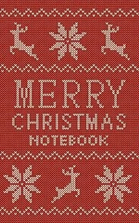 Merry Christmas Notebook: Fun Festive Notebook 96 Ruled/Lined Pages (5X8 Inches / 12.7X20.3Cm / Junior Legal Pad / Nearly A5) ürün görseli 1