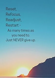 Independently Published 7X10 Journal - Reset: Reset, Refocus, Readjust, Restart ürün görseli 1