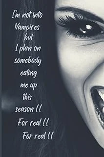 Independently Published I'M Not Into Vampires...: 100 Page Blank Lined Journal (Plus Title Page) For Adults. ürün görseli 1