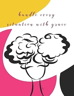 Handle Every Situation With Grace: 8.5" X 11" Inspirational College Ruled Notebook ürün görseli 1