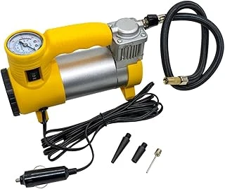 Metal Hava Kompresörü 150 Psı 12V Araç Tipi Çakmaklık Araba Bisiklet Teker Lastik Şambrel Top Şişirme ürün görseli 1