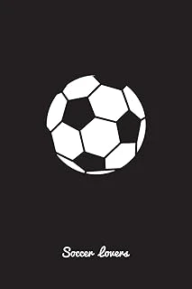 Soccer Lovers Notebook: Simple Soccer Composition Notebook, Black Football Journal ( 110 College Ruled Lined Paper | 6"X 9" ), Can Used As A Diary, ... For Soccer Lovers, Soccer Journal For School ürün görseli 1