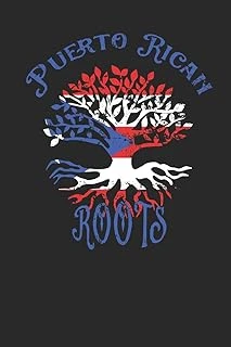 Puerto Rican Roots Notebook Journal: 120 Blank Lined Pages Softcover Notes Journal, College Ruled Composition Notebook, 6X9 Tree With Flag Of Puerto Rico Cover (Funny Gifts For A Friend) ürün görseli 1