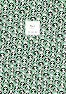Panda Notebook - Lined Pages - A4 - Premium: (Green Edition) Fun Notebook 192 Lined Pages (A4 / 8.27X11.69 Inches / 21X29.7Cm) ürün görseli 1