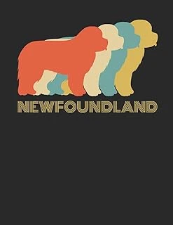 Journal Notebook: 180 College Ruled Lined Pages – Large Size 8.5” X 11” - Newfoundland Dog Breed Dog Lovers ürün görseli 1