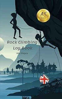 Independently Published Rock Climbing Log Book: Journal For Training, Gift For Climbers, Men And Women Who Love Climbing A5 (5 X8In 100 Pages), 1P ürün görseli 1