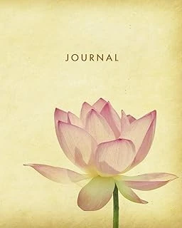 Journal: Blank Lined Notebook Pink Lotus 8 X 10 (Tgr Journals) ürün görseli 1