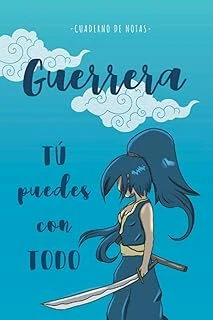 Guerrera, Tú Puedes Con Todo - Cuaderno De Notas, Diario, Libreta De Apuntes (A5, Rayado): Regalo Y Personalizado Amigas, Opositoras, Mujeres Guerreras... (Spanish Edition) ürün görseli 1