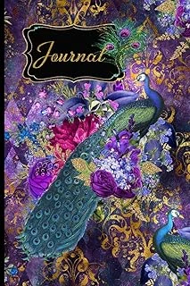 Journal: 6X9 120 Page Lined Journal Peacock (Peacock Journals Volume 8) ürün görseli 1