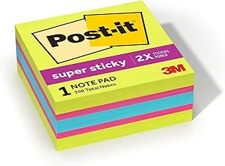Post-It S Per Yap Notlar, 7,6 X 7,6 Cm, 1 K P, 2 X Yap T Rma G C, Parlak Renkler, Geri D N T R Lebilir (2027-Ssgfa) ürün görseli 1