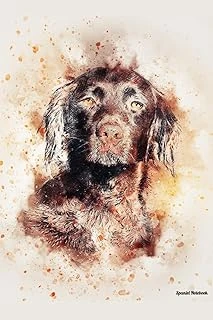 Spaniel Notebook: Beautiful Hand-Painted Watercolor Spaniel Dog Journal / Notebook / Diary, 100 Lined Pages (Spaniel Books And Gifts To Write In For Dog Lovers) ürün görseli 1