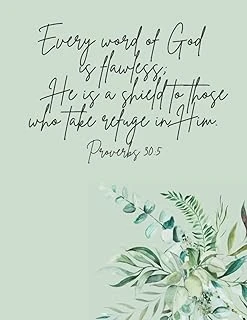 Bible Study - Study Scripture - Cover Proverbs: A Journal - 150 Pages Size 8.5X11 ürün görseli 1
