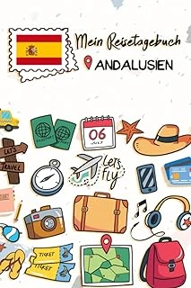 Independently Published Mein Reisetagebuch Andalusien: Reise Journal | Aktivitätsbuch Zum Ausfüllen, Malen Und Einkleben | Urlaubstagebuch Zum Selberschreiben Für Mädchen Und Jungen (German Ed ürün görseli 1
