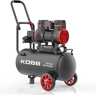 Kobb Kbk25S 1.7Hp 25Lt 8Bar Yağsız Sessiz Taşınabilir Hava Kompresörü ürün görseli 1
