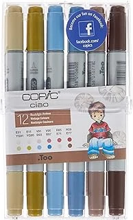 Copic Ciao 12 Li Set Nostalgie Colors ürün görseli 1