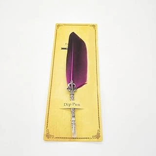 Valkyrie Tekli Pembe Taçlı Tüy Kalem ürün görseli 1