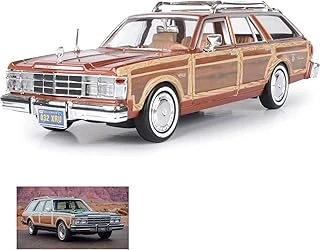 1979 Chrysleer Lebaron Town & Country Die Cast Model Klasik Araba 1:24 Ölçek Koleksiyon Kutulu Metal ürün görseli 1