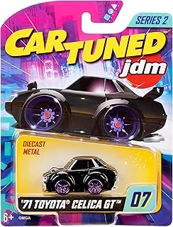 Mgae Cartuned Jdm Seri 2 1971 Toyota Celica Gt, Siyah, Diecast Metal Oyuncak Araba, Koleksiyon Arabası ürün görseli 1