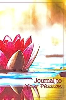 Independently Published Journal To Your Passion: Red Lotus Flower - 100 Page Lined Daily Journal To Recapture Your Zest For Life. ürün görseli 1