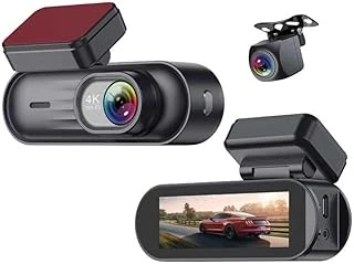 Coverzone 4K Hd Dash Cam, Wifi Bağlantılı, Gps, G-Sensor, Döngüsel Kayıt, Araba Kamerası, Oto Kayıt Cihazı, Full Hd Video, 256Gb'A Kadar Sd Kart Desteği Dash Cam | V38 ürün görseli 1
