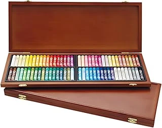 Mungyo Gallery Oil Pastels Wood Box Set Of 72 Standard – Assorted Colors By Mungyo ürün görseli 1