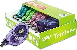 Tombow 68723 Mono Düzeltme Bandı, Çeşitli Renkler, 10'Lu Paket. Anında Düzeltmeler Için Kullanımı Kolay Aplikatör ürün görseli 1