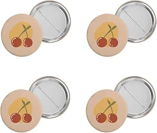 4'Lü İğneli Buton Rozet Seti 44 Mm – Dayanıklı Metal Rozetler, Çanta, Ceket, Sırt Çantası Aksesuarlar İçin ürün görseli 1