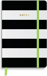 Astrobrights Casebound Journal, Ciltli, Siyah-Beyaz Çizgili, 5.5" X 8.25", Parlak Renkli Sayfalar, 128 Çizgili Yaprak (92053) ürün görseli 1