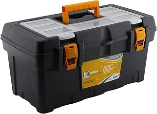 Taşınabilir Kulplu Bölmeli Takım Çantası Alet Çanta 49 Cm Plastik Açma Kapatmalı 19'' İnç Organizer ürün görseli 1