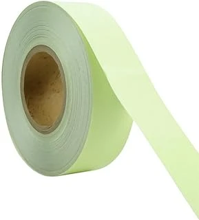Reflektörlü Oto Dış Aksesuar Parlayan Fosfor Yeşil Reflektif Düz Şerit Bant 5 Cm 5 Mt İkaz Bandı ürün görseli 1