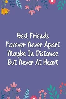 Independently Published Best Friends Forever Never Apart: Journal With Quote - Going Away Gift For Friends Coworker ürün görseli 1