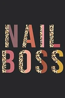 Independently Published Nail Leopard Print Funny Nail Gifts: Plain Lined Journal Notebook, 120 Pages, Medium 6 X 9 Inches, Printed Cover ürün görseli 1