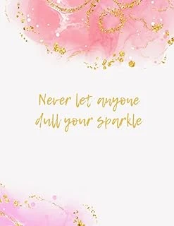 Independently Published Journal - Never Let Anyone Dull Your Sparkle (200 Pages) ürün görseli 1