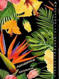 A-Z Alphabetical Notebook Hardcover: Notebook With Alphabet Tabs | Large Lined-Journal Organizer With A-Z Tabs Printed. ürün görseli 1