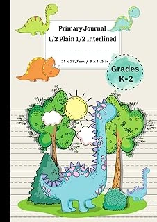 Independently Published 1/2 Plain 1/2 Interlined: Begin With Excellence: 100-Page Canadian Primary Composition Notebook For Grades K-2 – The Exercise Book Industry Standard. ürün görseli 1