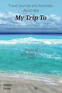 Independently Published Journal And Activities- Australia: "My Trip To" Series With Personalized Cover ürün görseli 1