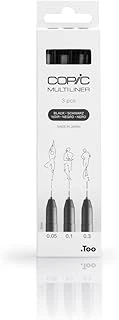 Copic Multılıner Siyah 3Lü Set - Fine ürün görseli 1