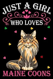 Independently Published Just A Girl Who Loves Maine Coons: Maine Coon Notebook: (100 Pages 6X9) Cute Maine Coon Journal, Maine Coon Notebook For Girls, Maine Coon Notebook For Kids, Maine Coon Lovers ürün görseli 1