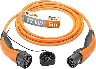 Lapp Elektrikli Araç 22 Kw, 32A, Üç Fazlı, Mod3, 5M Tip2 Şarj Kablosu - Tüm Araçlarla Uyumlu ürün görseli 1