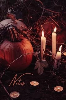 Independently Published All Hallows Eve Notebook: Spooky Halloween, Pumpkin And Candle Note Book ürün görseli 1