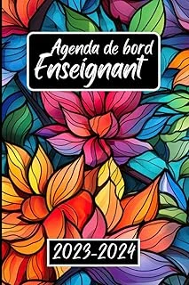Agenda De Bord Enseignant 2023/2024: Carnet De Bord Pour Organiser Votre Année Scolaire Avec Facilité | Planificateur Mensuel Et Hebdomadaire Pour Les Professeurs | Format Pratique A5 ürün görseli 1