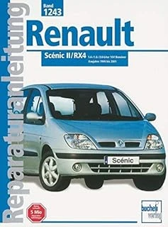 Renault Scénic Ii / Rx4: Baujahre 1999 Bis 2001. 1.4-/1.6-/2.0-Liter 16V Benziner (Reparaturanleitungen) ürün görseli 1