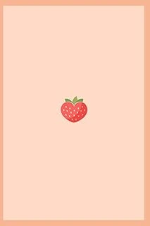 Independently Published Cute Strawberry Heart Small Bullet Journal 6 X 9 In / 15.24 X 22.86 Cm ürün görseli 1