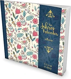Gockler® 3 Jahres Kalender: 190+ Seiten Journal Für 3 Jahre || Glänzendes Softcover || Ideal Als Tagebuch, Terminplaner, Notizkalender Oder Tagesplaner || Designart.: Handgezeichnet ürün görseli 1